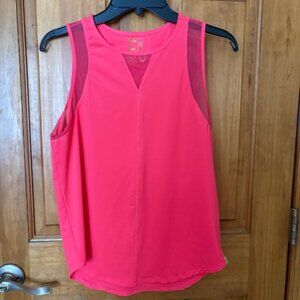 NWOT Lucky in Love neon pink tank top